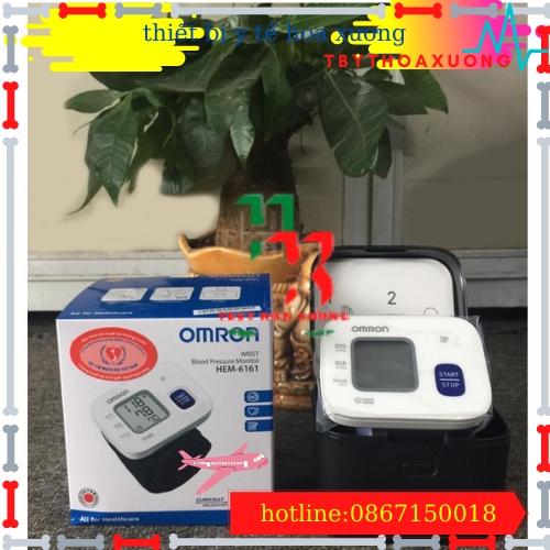 [Hàng Hhính Hãng ] Máy Đo Huyết Áp Cổ Tay Omron - HEM-6181