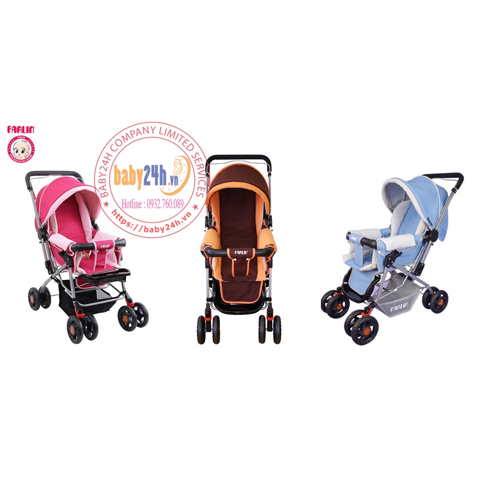 Xe đẩy 2 chiều Farlin FB889 Màu Hồng