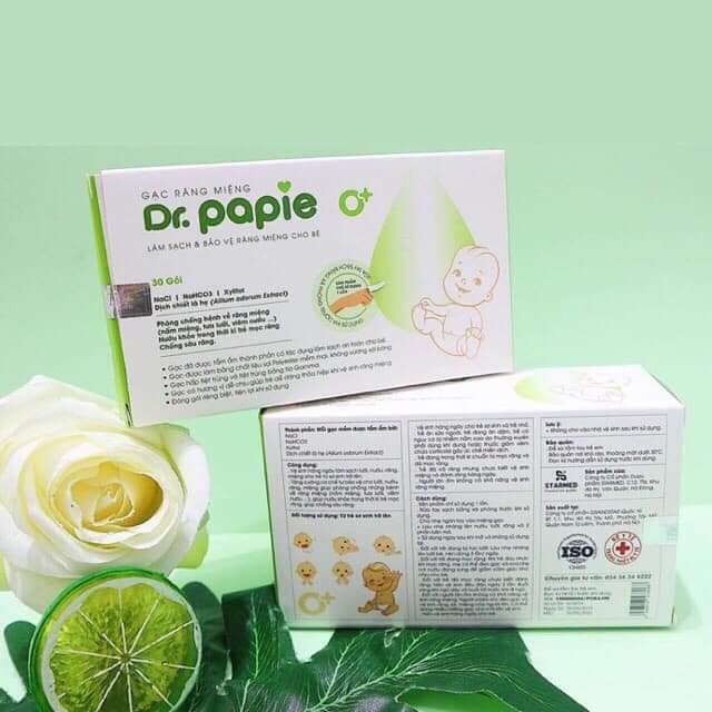 Gạc rơ lưỡi Dr. Papie (xỏ ngón)