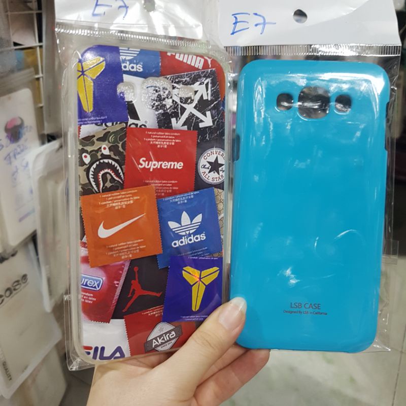 Ốp lưng Samsung E7 dẻo in hình