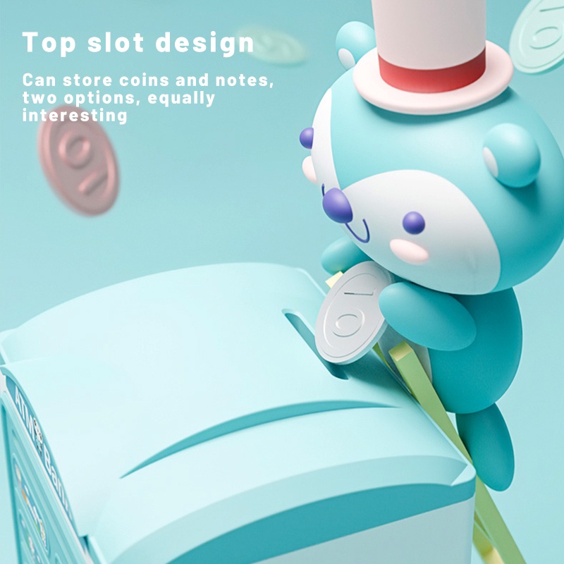 Hộp tiết kiệm tiền ZHAN QI TOYS đồ chơi nhận diện vân tay độc đáo cho bé