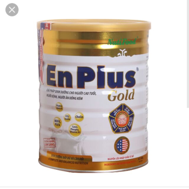 Sữa Enplus Gold /900g ( Dinh dưỡng dành cho người ăn uống kém , mệt mỏi , sau ốm dậy )