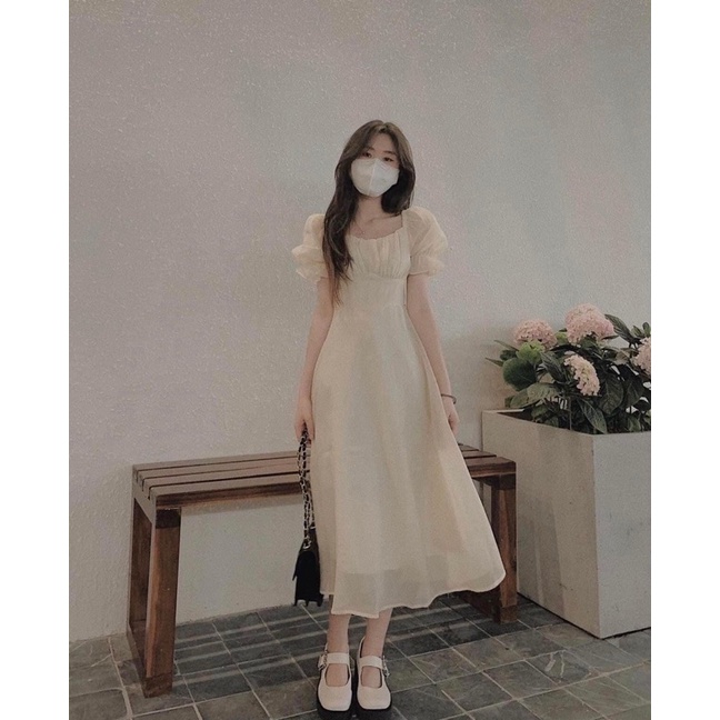 váy trắng tiểu thư dự tiệc chụp hình kỷ yếu xinh-hàng cao cấp loại 1-đầm trắng du lịch style hàn quốc dáng dài | BigBuy360 - bigbuy360.vn