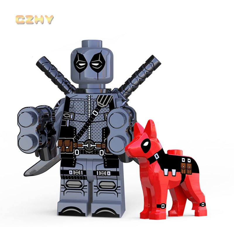 [Mã LIFETOYS1 giảm 30K đơn 99K] Mô Hình Lego Nhân Vật Deadpool Màu Đỏ