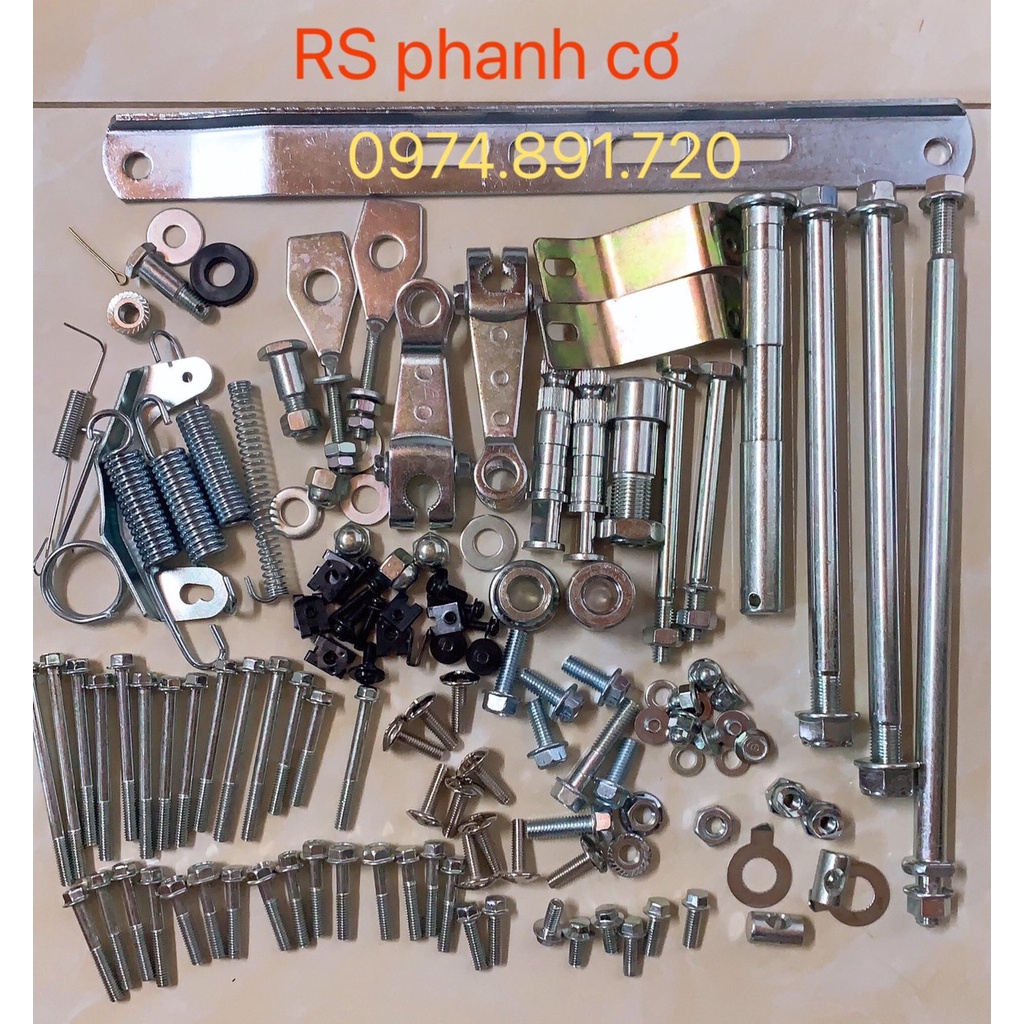 Bộ ốc xe Wave Rs+Wa 100 sản xuất theo tiêu chuẩn Honda