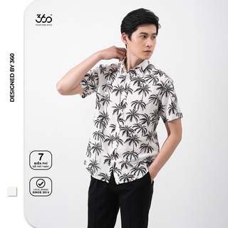 Áo sơ mi nam 360 BOUTIQUE ngắn tay họa tiết - SHNTK218-6