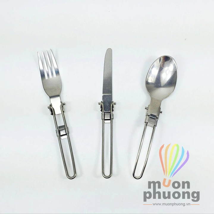 Bộ dao muỗng nĩa xếp cắm trại dã ngoại - MUÔN PHƯƠNG SHOP