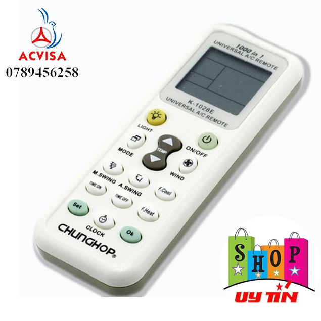 Remote - Điều khiển điều hòa đa năng ⚡Sẵn Hàng⚡