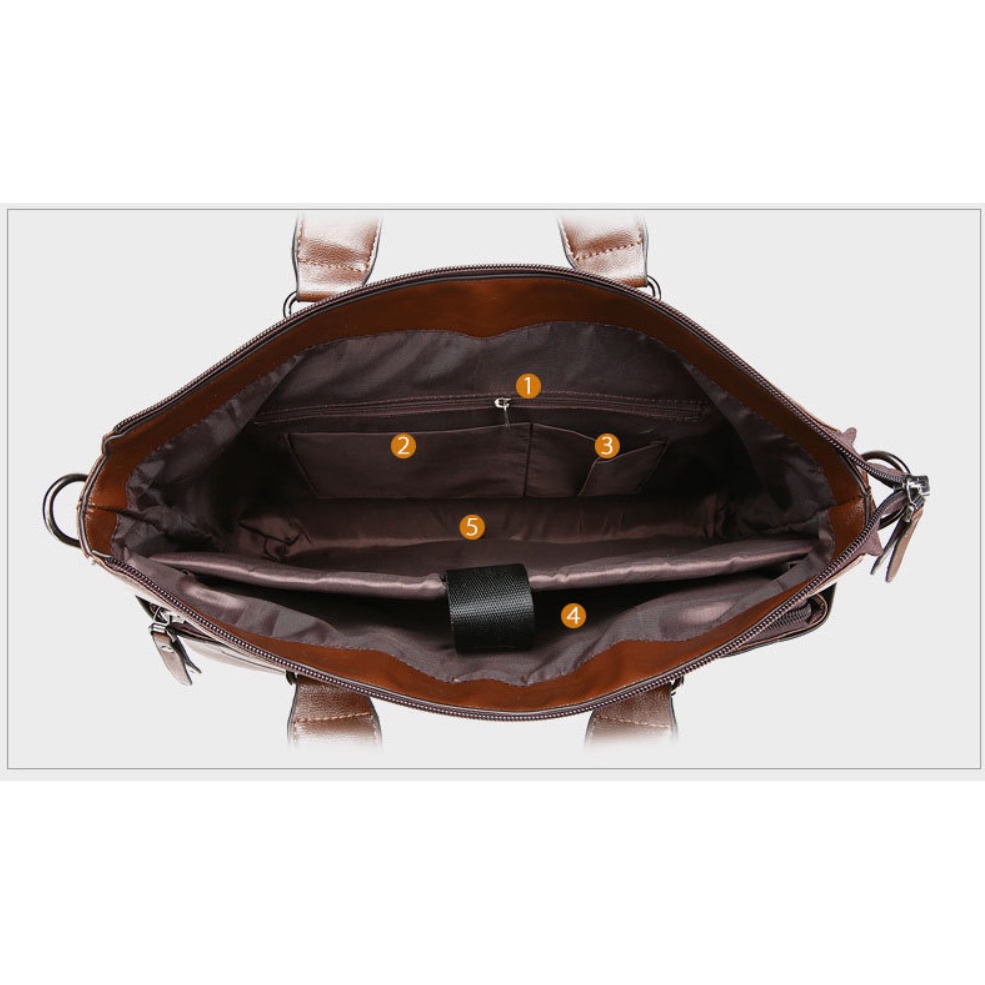 Túi xách nam công sở da tự nhiên cao cấp phong cách mới