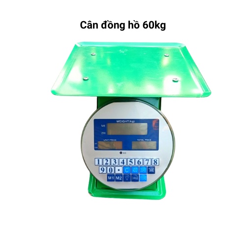 [ Sẵn Hàng ] Cân đồng hồ tính tiền siêu thị,tạp hóa TCS-60kg/10g có 2 mặt trước/sau