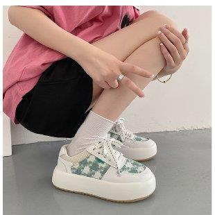 Giày thể thao nữ Ulzzang đế bánh mì vải mềm, giày sneaker nữ năng động trẻ trung hot trend đẹp