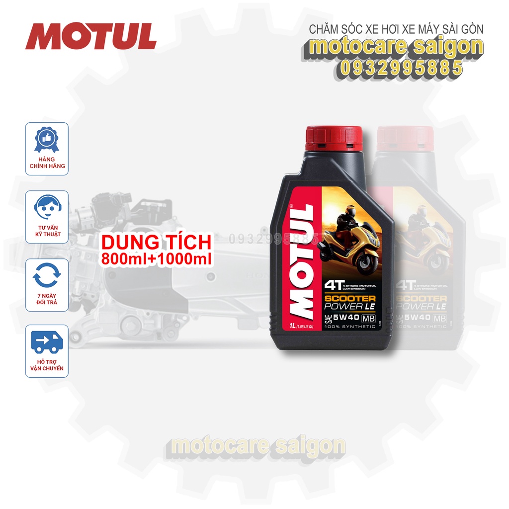 COMBO Nhớt Motul các loại  300V, 3000, 3100 SILVER GOLD,  GP,  5100,7100, Power Le, Htech