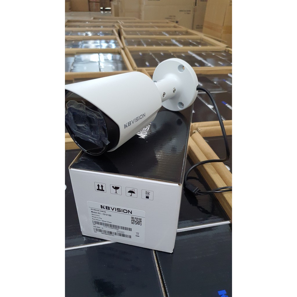 (Cần có thợ lắp đặt) CAMERA THÂN TRỤ HD ANALOG 2.0MP KBVISION KX-C2121S5