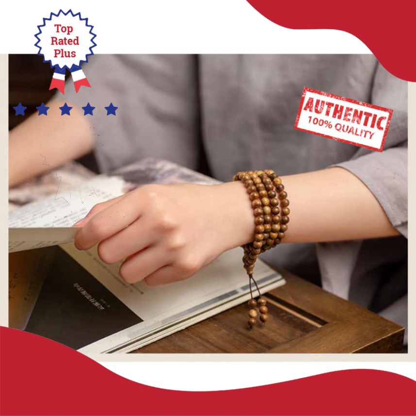 [CAO CẤP] Vòng Tay Trầm Hương Chuỗi Tràng Hạt 108 Trầm Tốc Lào Tự Nhiên | BigBuy360 - bigbuy360.vn