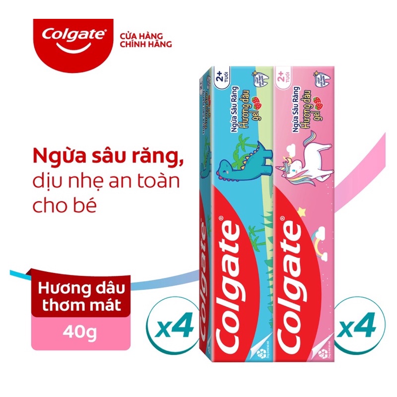 KEM ĐÁNH RĂNG COLGATE TRẺ EM HƯƠNG DÂU 40G