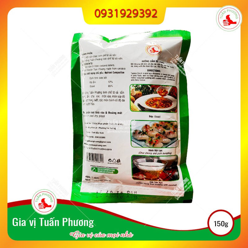 Bột Năng Tuấn Phương 150gr ( Gói )