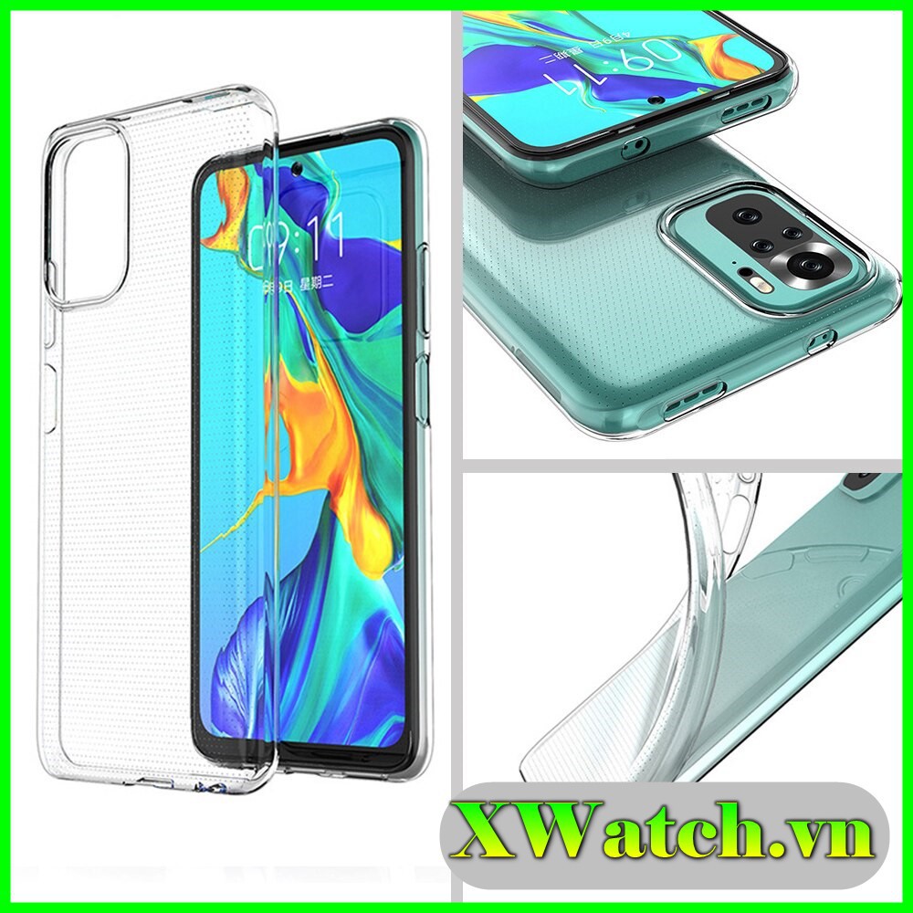 Ốp lưng silicon Xiaomi Redmi Note 10 / Note 10 pro Note 10 5g Note 11 11s 11 pro trong suốt