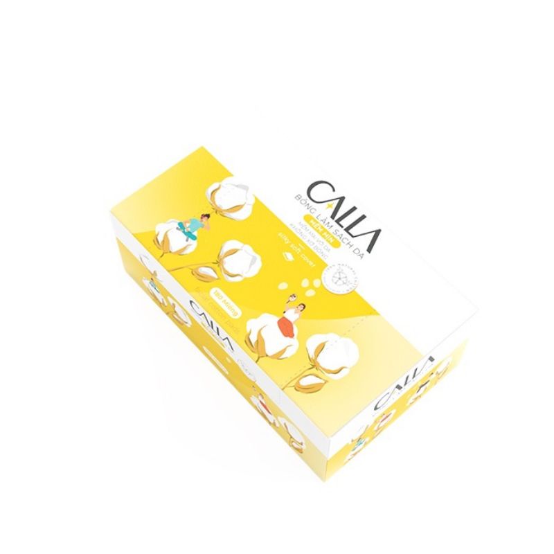 Bông tẩy trang CALLA mịn 180 miếng