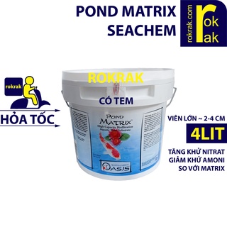 Matrix seachem xô có tem 4l hoặc 4 lít chiết - vật liệu lọc cao cấp bởi rokrak