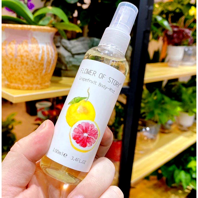 Xịt Thơm 2in1 Body Hương Hoa Qủa Flower Of Story 100ML CX5 (thơm body- thơm phòng -khử mùi hôi...)