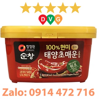 Tương ớt Deasang cay Sunchang hộp 1 kg - Nhập Khẩu Hàn Quốc