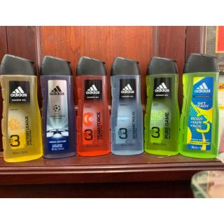 SỮA TẮM ADIDAS 3 IN 1 BODY FACE HAIR 400ML ĐỦ MÙI