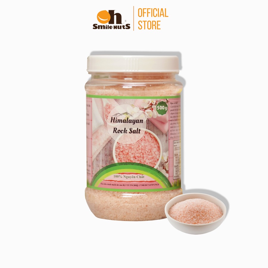 Muối Hồng Himalaya Smile Nuts Hộp 500g Dạng Nhuyễn