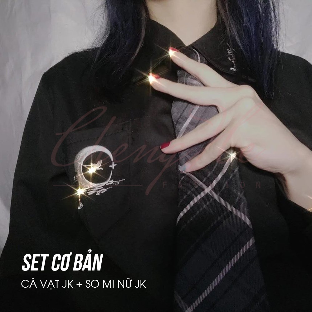 Cà Vạt Nữ Cavat Nhiều Màu Xinh Xắn Phong Cách JK Học Sinh Nhật Bản N00011