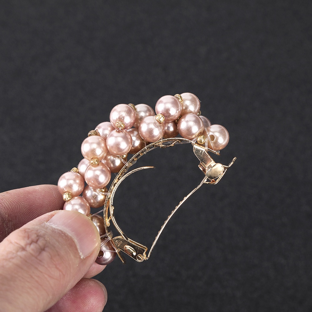 Kẹp tóc HAIMEIKANG đính ngọc trai nhân tạo thiết kế mùa xuân mới