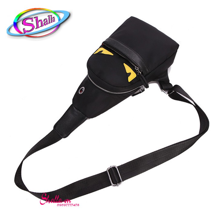 Túi đeo chéo mắt cú mẫu mới Shalla (đen) | BigBuy360 - bigbuy360.vn