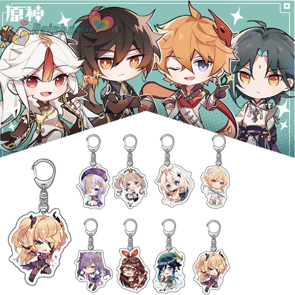 Móc Khóa Nhựa Acrylic Hình Nhân Vật Hoạt Hình Anime
