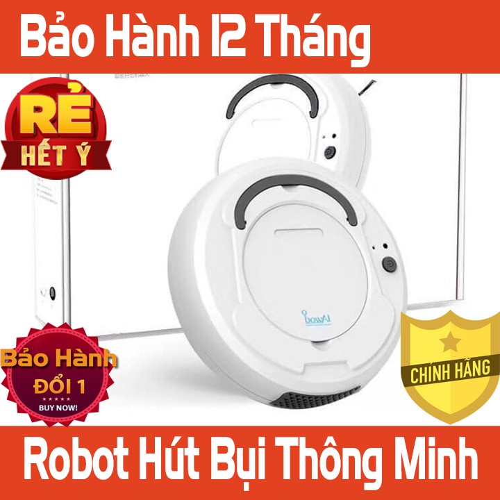 ROBOT hút bụi lau nhà thông minh Bowai Chính Hãng Bảo Hành 12 Tháng