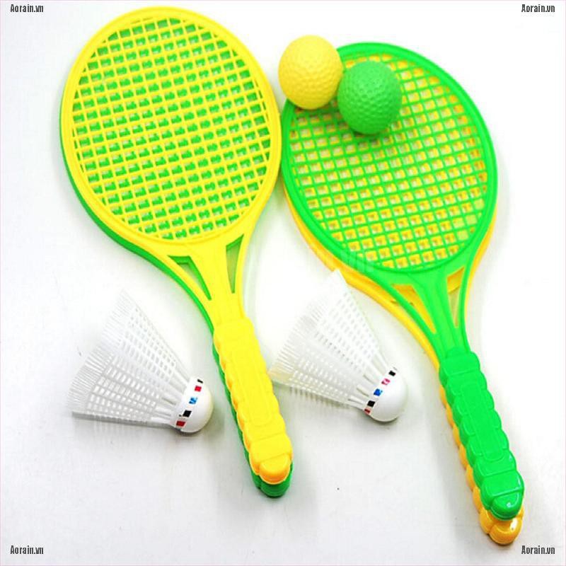 Cặp Vợt Cầu Lông / tennis Bằng Nhựa mini