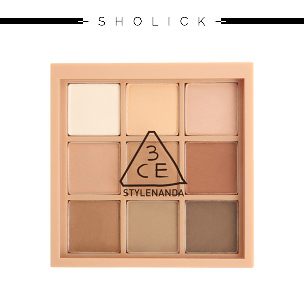 Bảng phấn mắt 3CE MOOD RECIPE nhiều màu tông SMOOTHER 8.1g