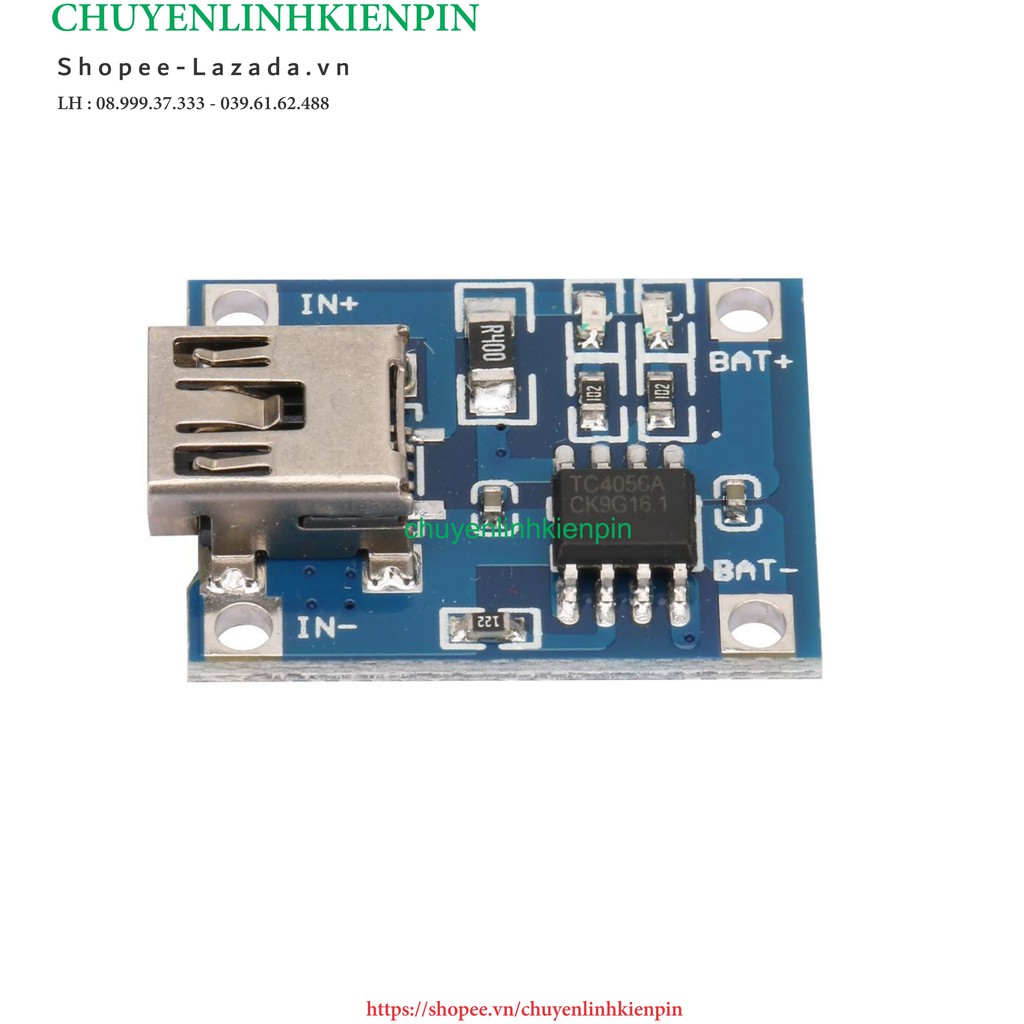Mạch Sạc Pin TP4056 1A MiNI USB