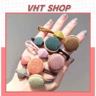 Dây buộc tóc, cột tóc đính hạt phong cách Hàn Quốc P85 - VHT SHOP
