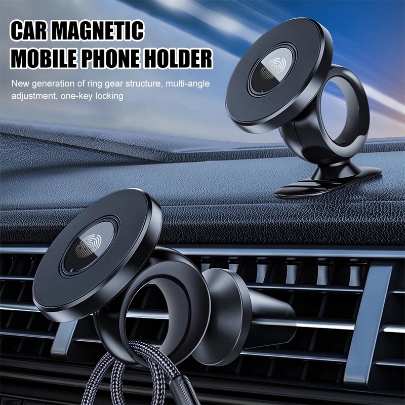 Giá Đỡ Điện Thoại 4-6.7 Inch Có Thể Xoay 360 Độ Gắn Lỗ Thông Gió Xe Hơi