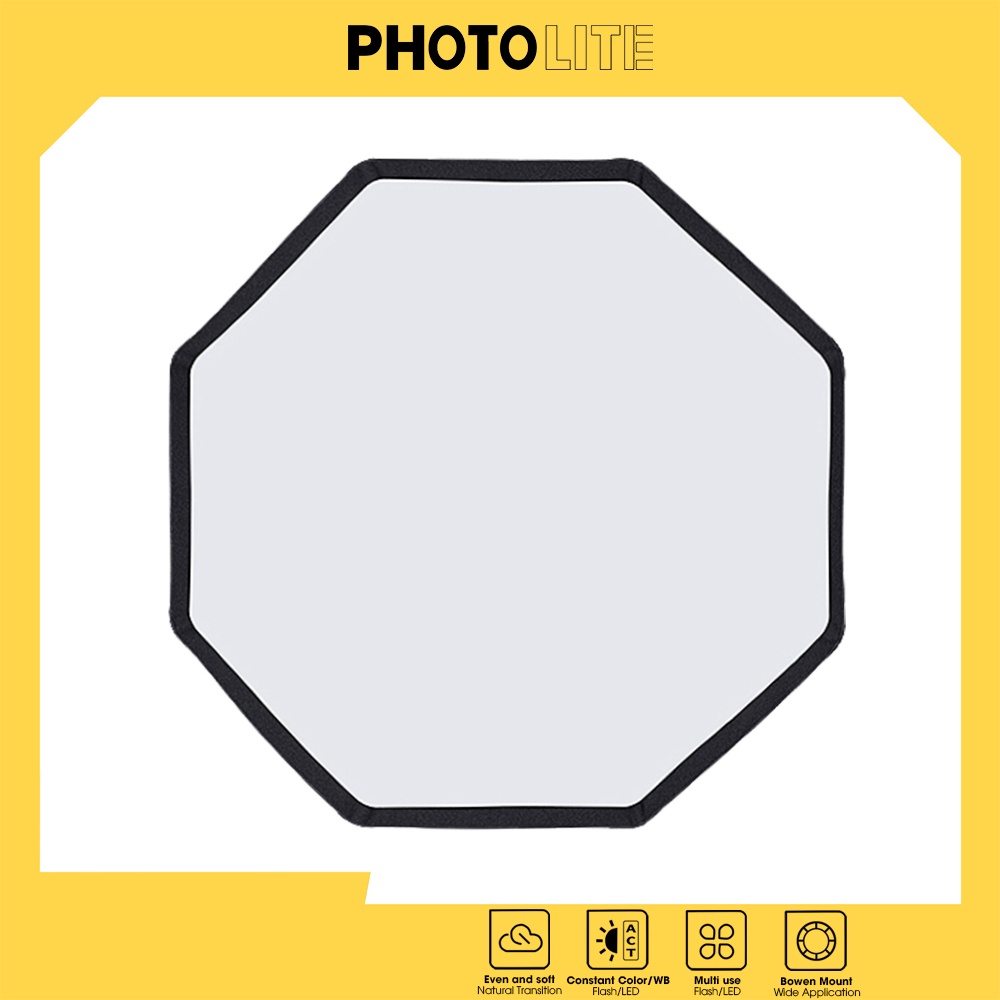 Softbox bát giác tản sáng octabox 95 cm Photolite PA049 làm mềm ánh sang đèn Flash/Led