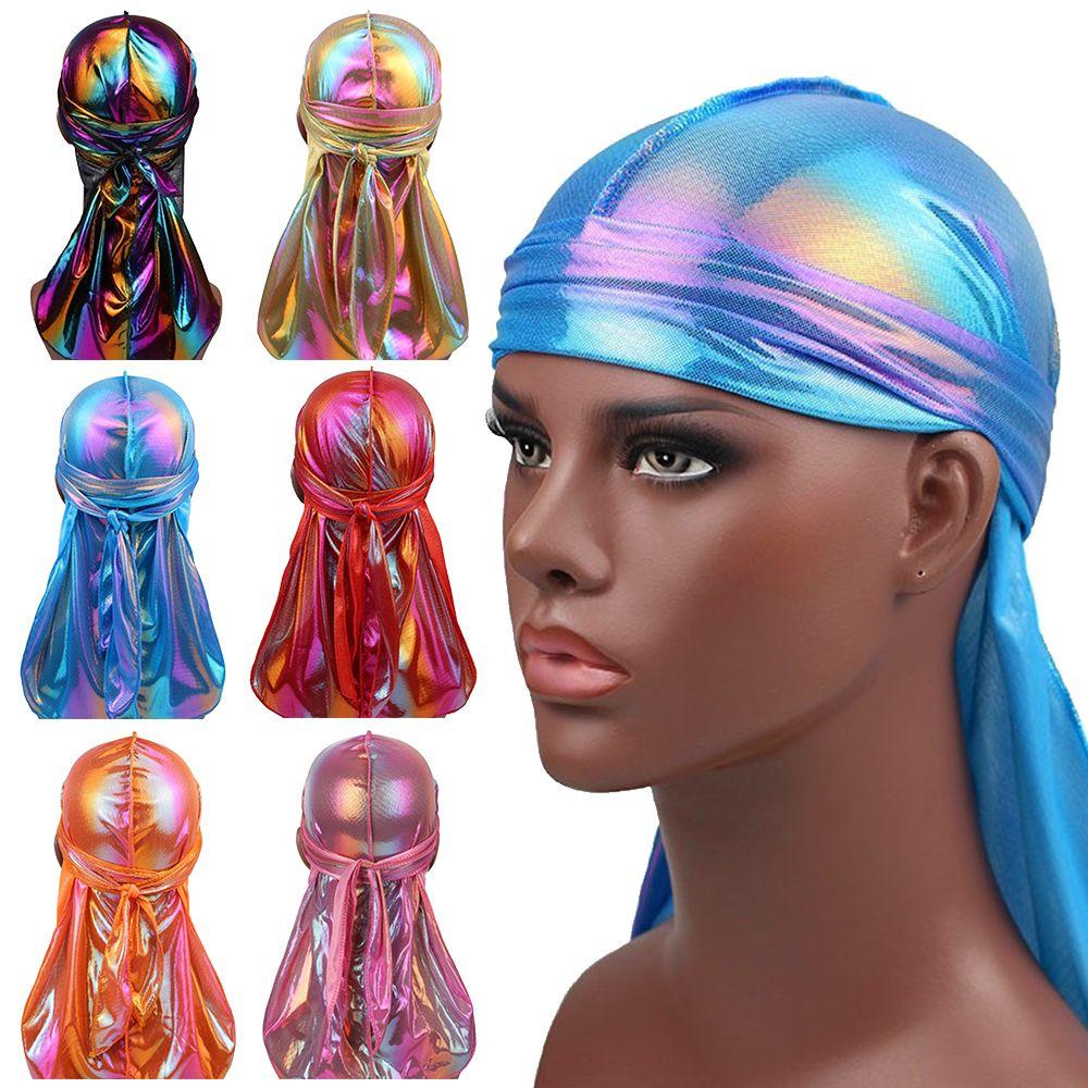 Rose Durag Mũ Trùm Đầu Bandana Đuôi Dài Lụa Mềm Mại Chemo Cướp Biển Ung Thư Cho Nam