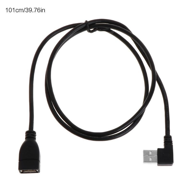 Dây Cáp Nối Dài USB Loại A USB 2 Góc Phải 90 Độ Chuyển Đổi 0 Sang Đầu Cắm Tiện Dụng