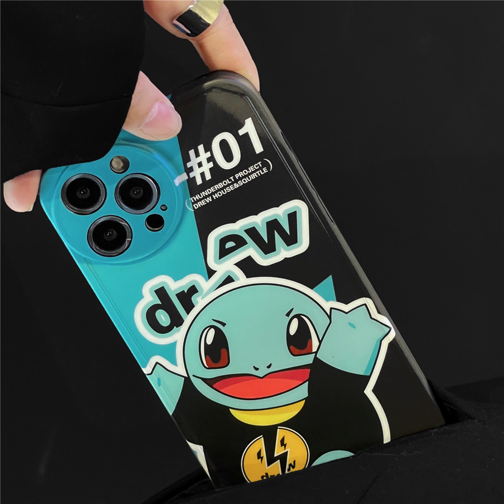 Ốp Điện Thoại Nhựa Cứng In Hình Pokemon Vẽ Cho iPhone14 13 12 Mini 11 PRO MAX 6 / 6s 7 / 8plus SE2 X / XS XR XSMAX #Hg5127