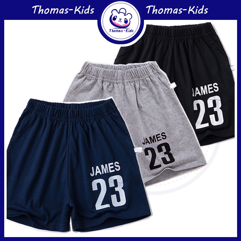 Kem dưỡng da D311#Quần Short thể thao in số cho bé trai 2-12 tuổi