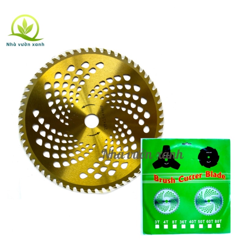 Lưỡi cưa cắt cỏ tròn, lưỡi cưa tròn hợp kim vàng.