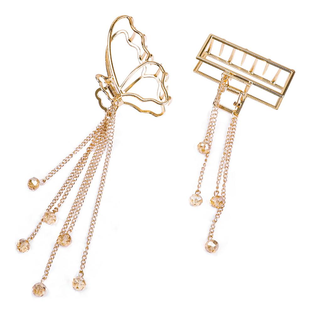 BACK2LIFE Kẹp Tóc Hình Bướm Bằng Hợp Kim Phong Cách Vintage Thời Trang Dành Cho Nữ Back2Lilife