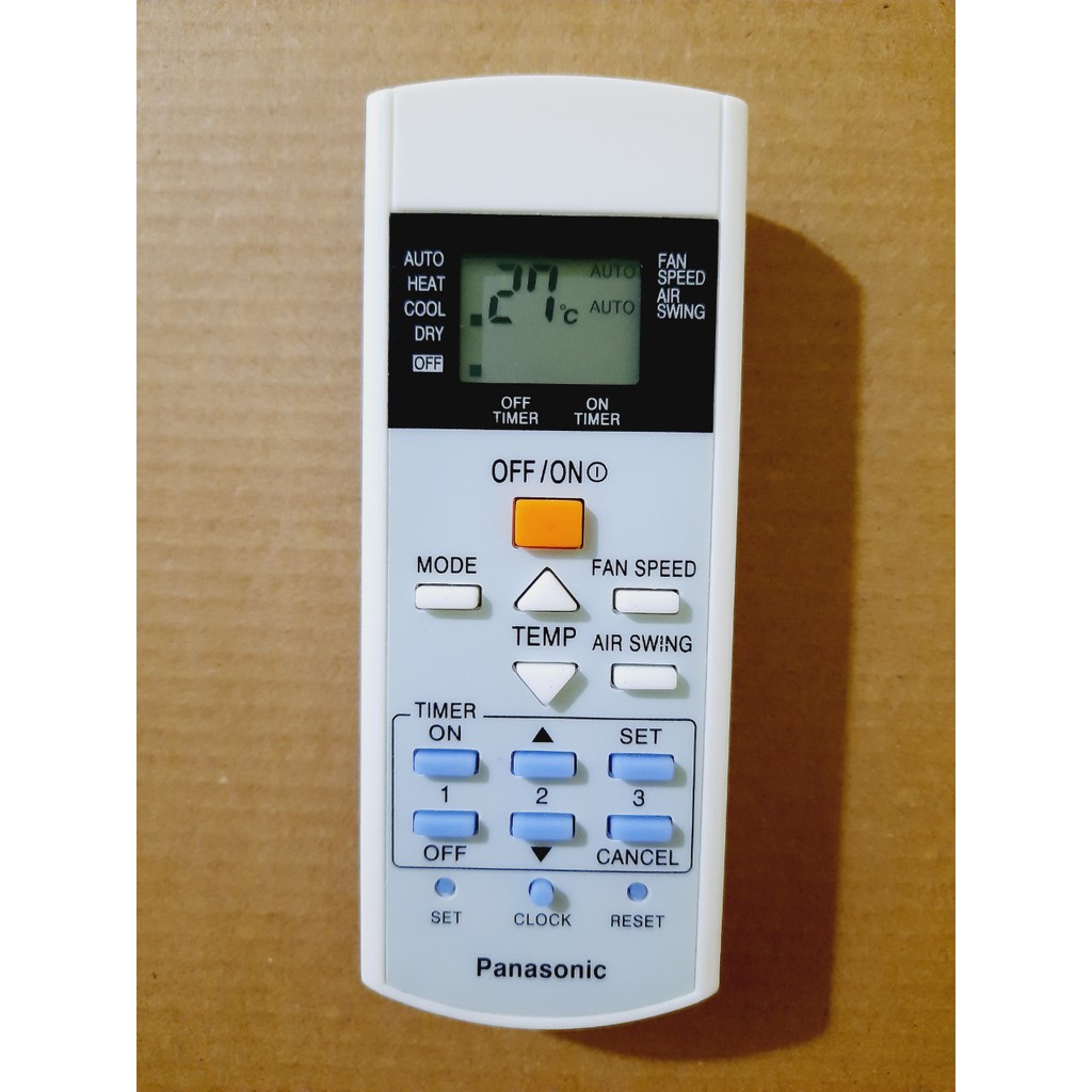 Remote Điều khiển điều hòa Panasonic 1 chiều- Hàng chính hãng Panasonic mới 100% Tặng kèm Pin-Điện tử ALEX