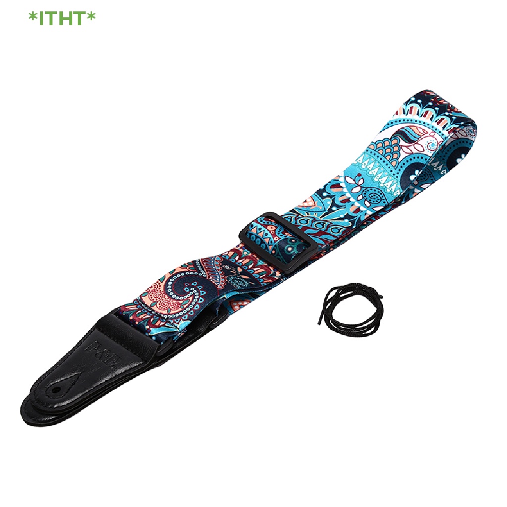 Dây Đeo Đàn Guitar Điện / Acoustic / Guitar Bass Họa Tiết Hoa Hướng Dương Mới
