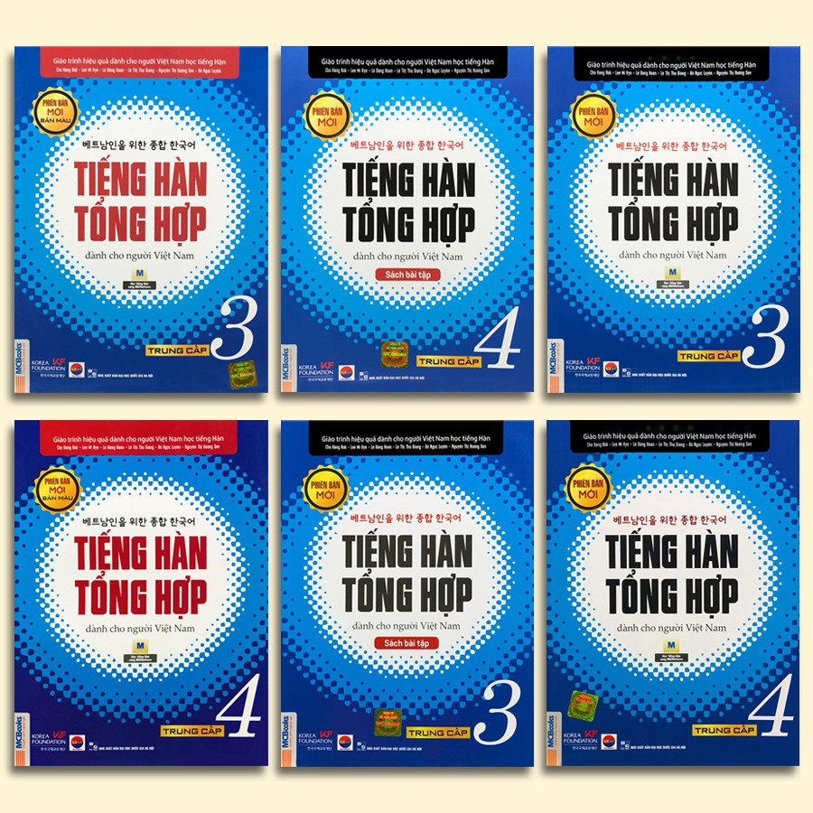 Sách - Tiếng Hàn Tổng Hợp Dành Cho Người Việt Nam - Trung Cấp (Lẻ tùy chọn)