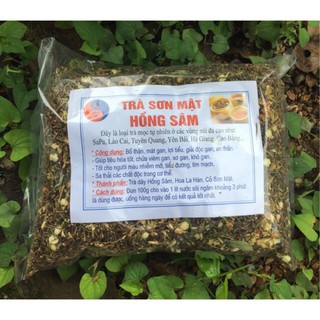 1kg trà sơn mật hồng sâm an thần mát gan.
