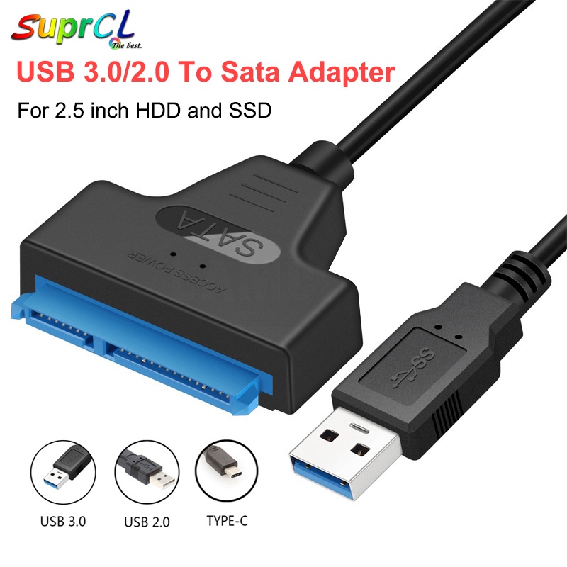Cáp chuyển đổi cổng SATA 3 sang USB 3.0 hỗ trợ HDD SSD 2.5 inch SATA III A25 2.0