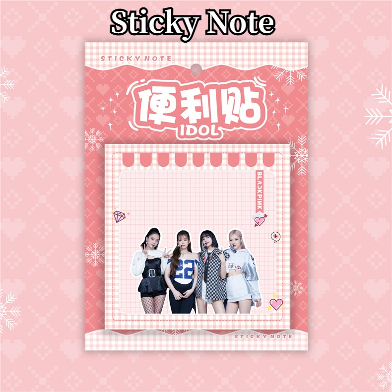 Blackpink Merch Ghi Chú Dính 30 Trang / Sách